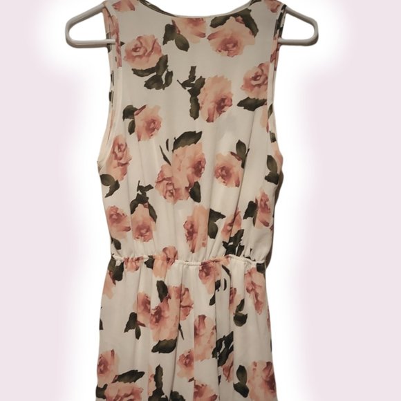 AUDREY3+1 SLEEVELESS LIGHT ROMPER WITH ROSES - Picture 2 of 9